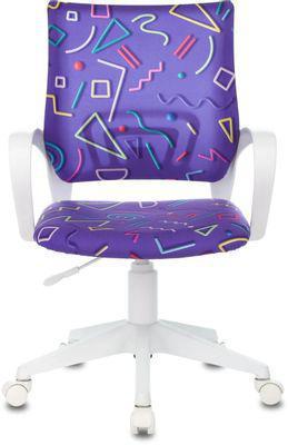 Кресло детское Бюрократ BUROKIDS 1 W, на колесиках, ткань, фиолетовый [burokids 1 w-stickvi] - фото 2 - id-p218439078