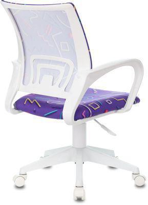 Кресло детское Бюрократ BUROKIDS 1 W, на колесиках, ткань, фиолетовый [burokids 1 w-stickvi] - фото 4 - id-p218439078