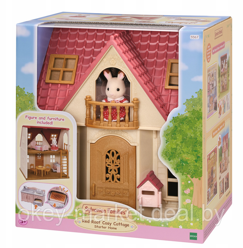 Игровой набор Sylvanian Families Домик с фигуркой и мебелью 5567 - фото 2 - id-p188477845