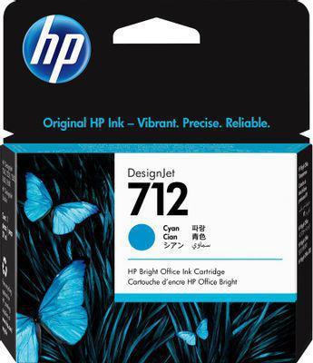 Картридж HP 712, голубой / 3ED67A - фото 1 - id-p218622000