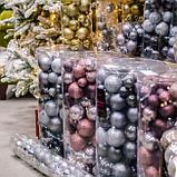 Набор елочных шаров пластик 100 штук графит Koopman, фото 2