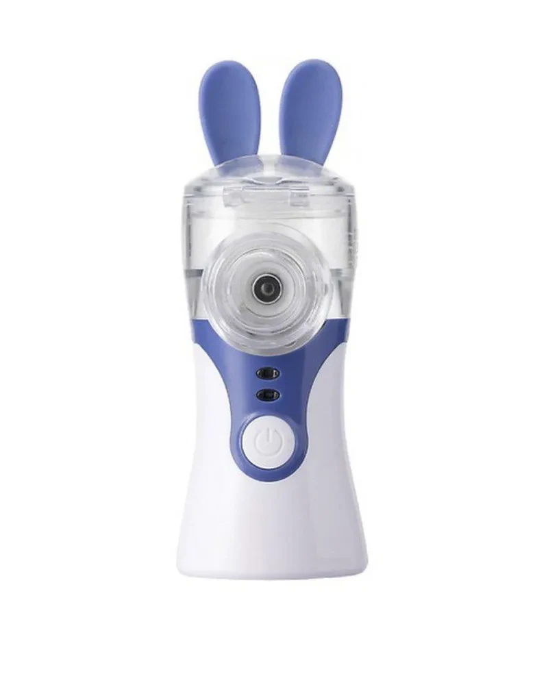 Компактный бесшумный ультразвуковой USB MESH Nebulizer ингалятор с насадками для детей и взрослых - фото 7 - id-p219069109