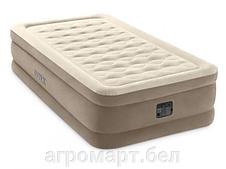 Надувная кровать TWIN ULTRA PLUSH 99х191х46 см INTEX 64426NP, фото 2