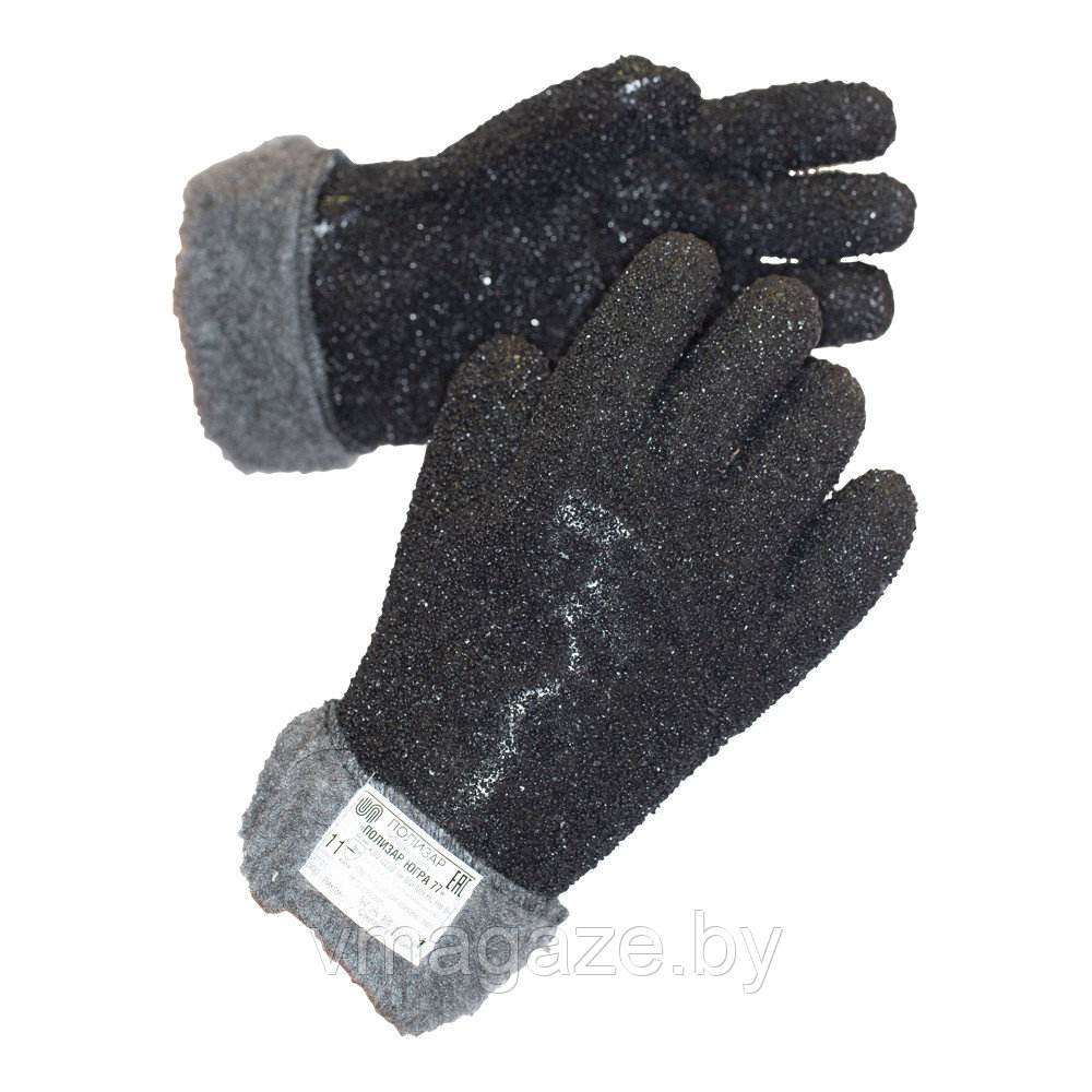Перчатки зимние Ликом Полизар Югра 77 до -50 (цвет черный) - фото 1 - id-p219069371