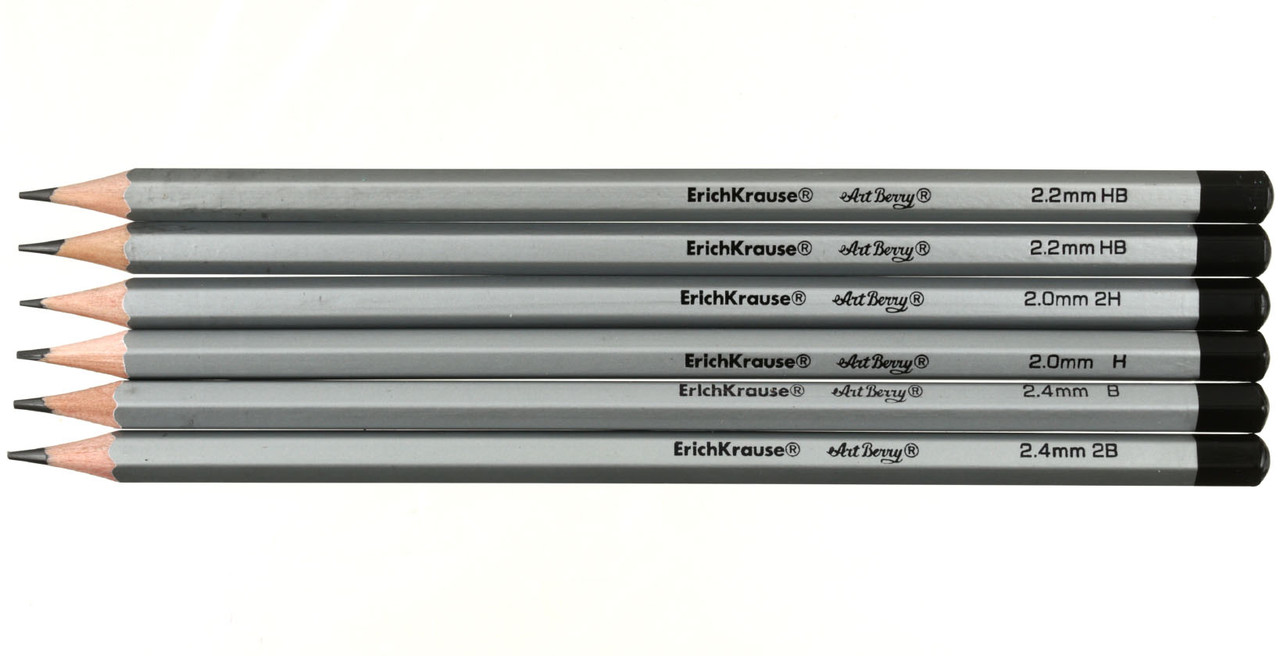 Набор карандашей чернографитных ErichKrause ArtBerry 6 шт. - фото 1 - id-p219051573