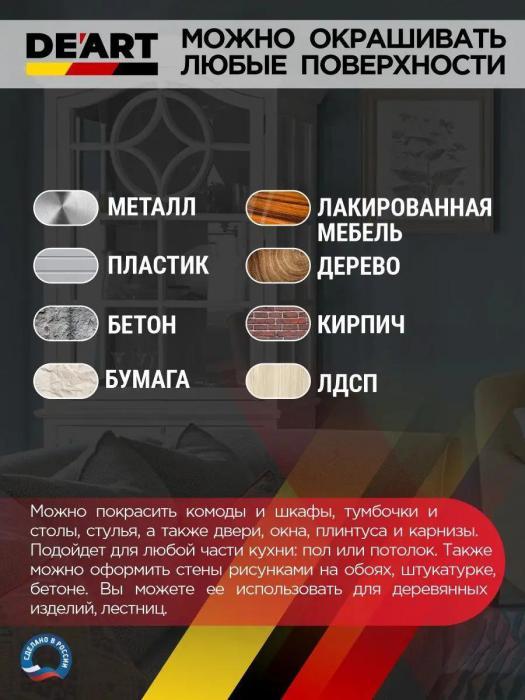 Акриловая меловая краска для мебели дверей фасада кухни без запаха по дереву белая быстросохнущая - фото 3 - id-p219069824