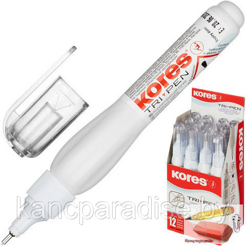 Корректор ручка Kores TriPen, 10 мл., арт.83350.03