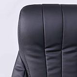 Кресло для руководителя AksHome "Mastif", экокожа, хром, черный, фото 8