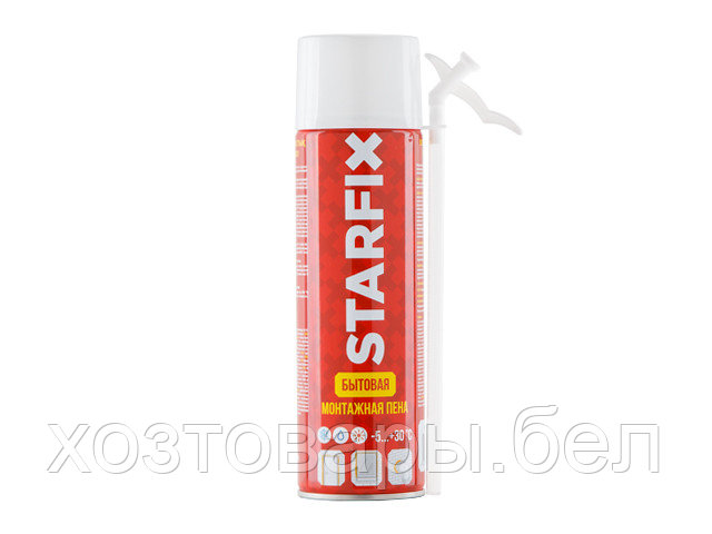 Пена монтажная бытовая всесезонная STARFIX Straw Foam (500мл) - фото 1 - id-p219068361