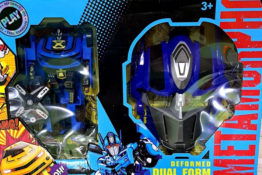 Игровой набор Робот трансформер + маска, 2 вида - фото 4 - id-p219072110