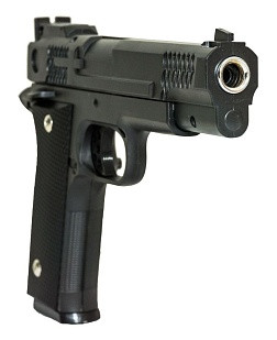 Модель пистолета Браунинг Browning с кобурой Galaxy G.20+ страйкбольный металлический 6мм - фото 2 - id-p219072363