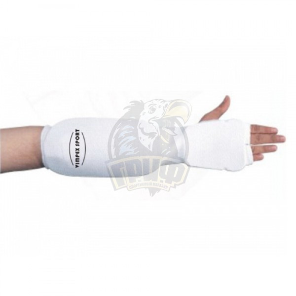 Защита руки для единоборств Vimpex Sport (белый) (арт. 2710) - фото 1 - id-p219072347