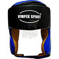 Шлем боксерский Vimpex Sport ПУ (синий) (арт. 5041)