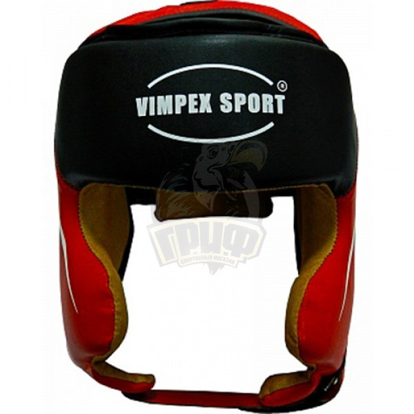 Шлем боксерский Vimpex Sport ПУ (красный) (арт. 5041) - фото 1 - id-p219072441
