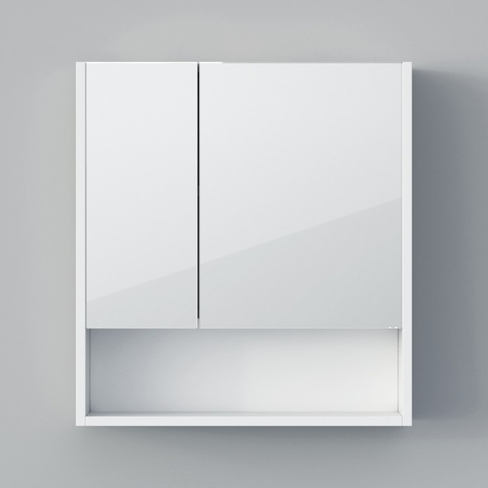 Шкаф-зеркало Spectrum 60, 60 х 75 х 15 см, с доводчиком, фасад МДФ - фото 4 - id-p219074691