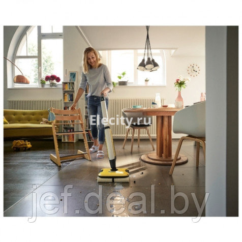 Электрошвабра FC 7 Cordless (yellow) KARCHER 1.055-730 - фото 4 - id-p219063742