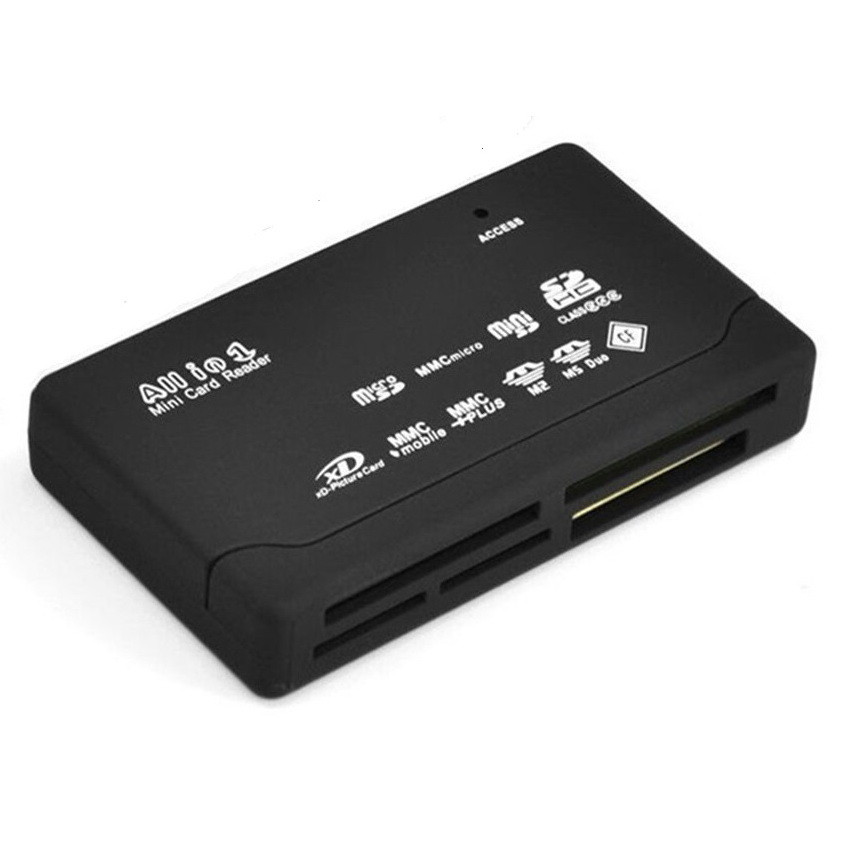 Картридер - адаптер для карт памяти All-in-1 - USB2.0, (уценка) 556632 - фото 1 - id-p219072202