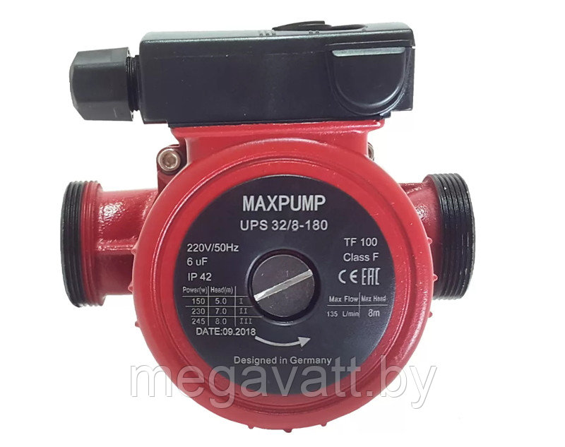 Циркуляционный насос MAXPUMP UPS 32/8-180 - фото 1 - id-p219073172