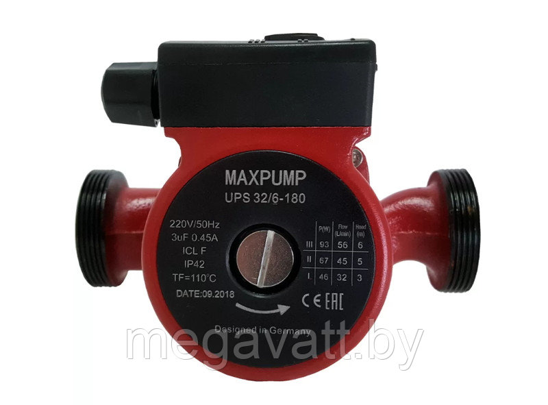 Циркуляционный насос MAXPUMP UPS 25/6-180 - фото 1 - id-p219073183