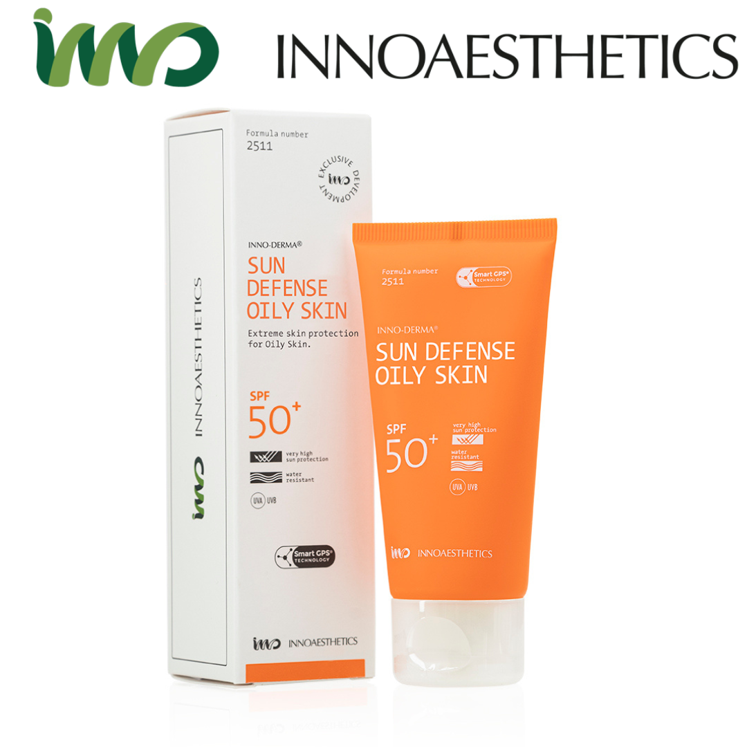 Солнцезащитный крем СПФ 50 для жирной кожи Innoaesthetics Inno-Derma Sunblock SPF 50 for oily skin - фото 1 - id-p128370961