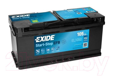 Автомобильный аккумулятор Exide EL1050 - фото 1 - id-p218333352