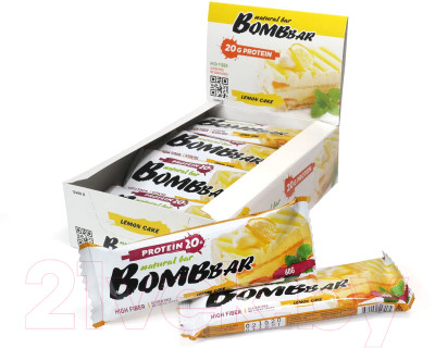 Набор протеиновых батончиков Bombbar Лимонный торт - фото 2 - id-p218640266