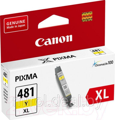Картридж Canon CLI-481XLY (2046C001) - фото 1 - id-p219079025