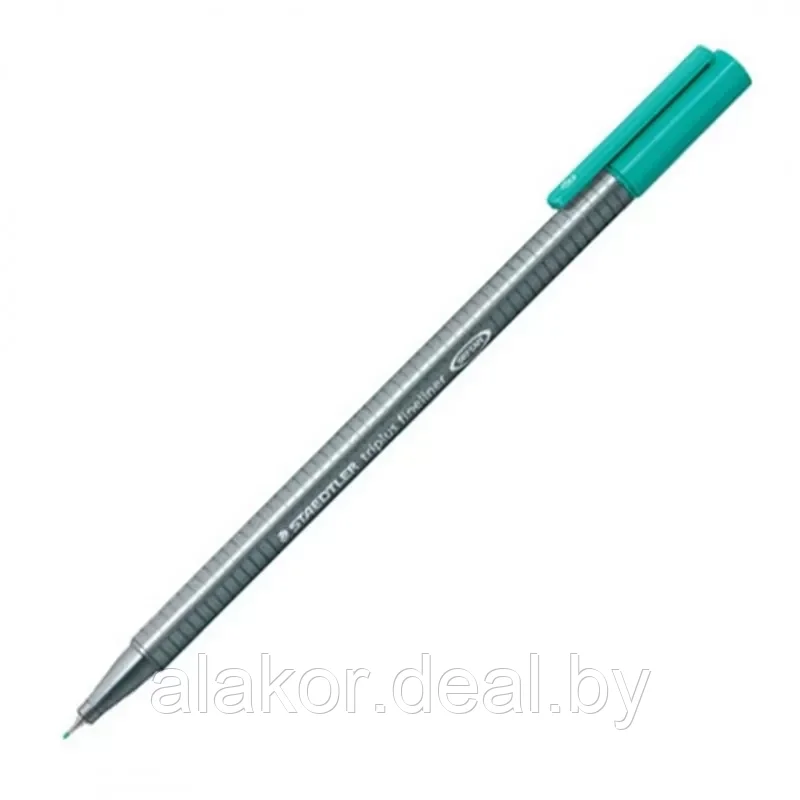 Ручка капиллярная STAEDTLER triplus fineliner 334, 0.3мм,трехгранная,цвет бирюзовый,корпус полипропилен - фото 1 - id-p219079060
