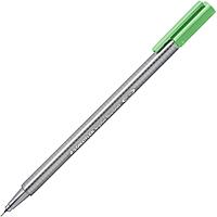 Ручка капиллярная STAEDTLER triplus fineliner 334, 0.3мм,трехгранная,цвет светло-зеленый,корпус полипропилен