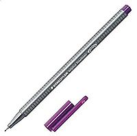 Ручка капиллярная STAEDTLER triplus fineliner 334, 0.3мм,трехгранная,цвет фиолетовый,корпус полипропилен