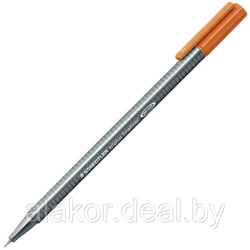 Ручка капиллярная STAEDTLER triplus fineliner 334, 0.3мм,трехгранная,цвет светл.-коричн., корпус полипропилен - фото 1 - id-p219079620