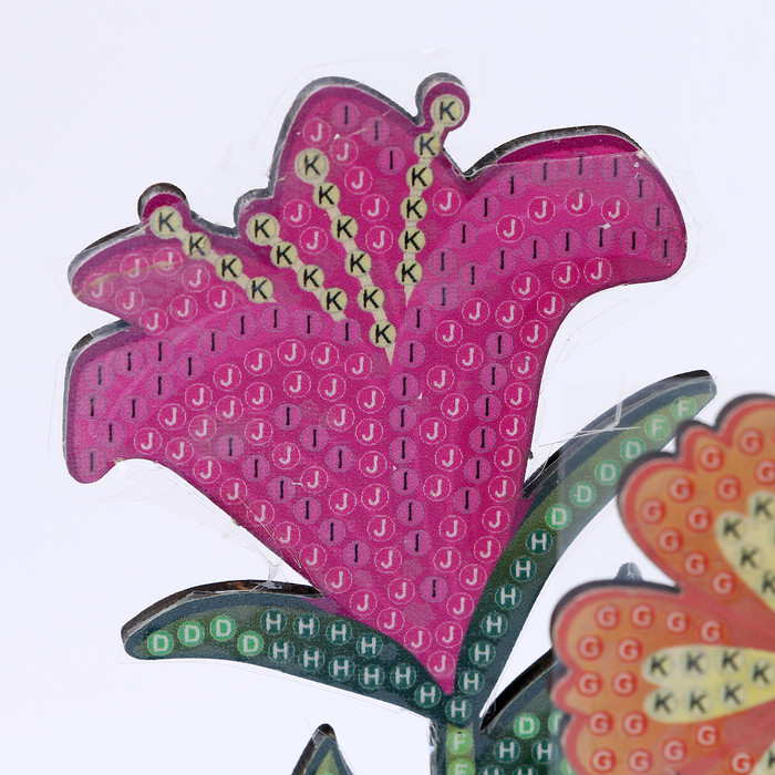 Алмазная вышивка "Цветы в саду" интерьерный декор - фото 3 - id-p219079486