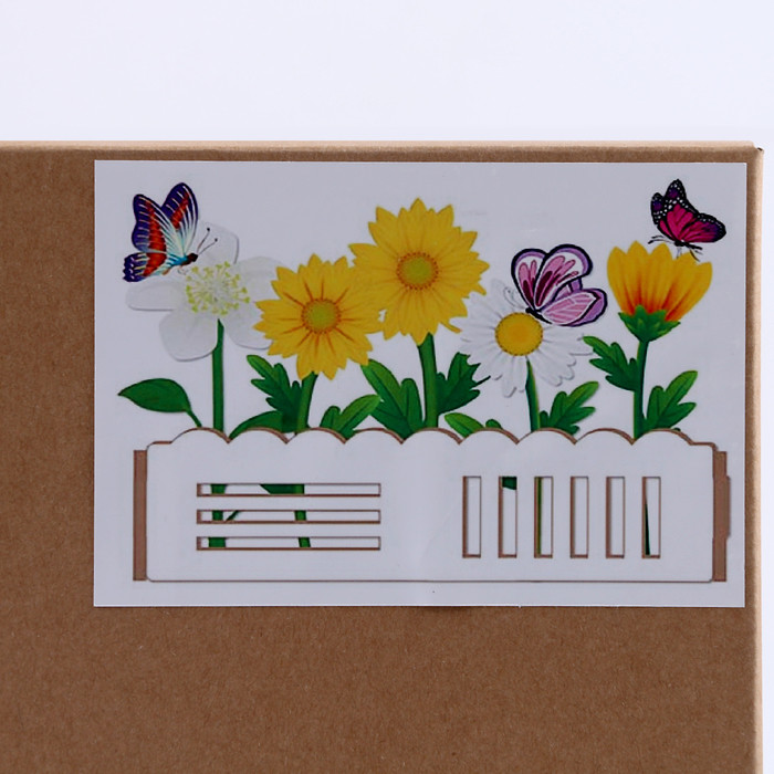 Алмазная вышивка "Цветы с бабочками" интерьерный декор - фото 9 - id-p219079487