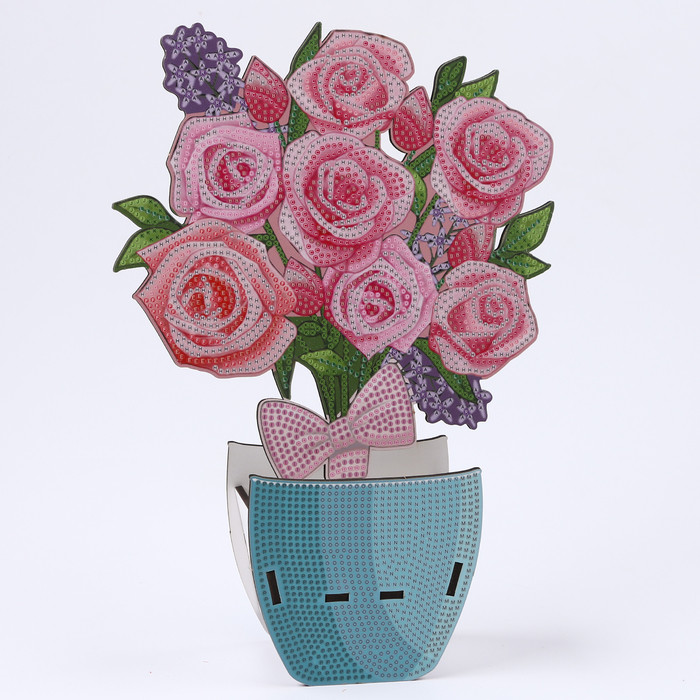 Алмазная вышивка "Розы" интерьерный декор - фото 2 - id-p219079490