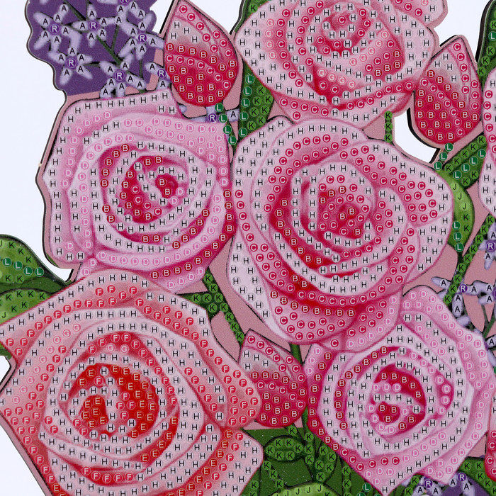 Алмазная вышивка "Розы" интерьерный декор - фото 3 - id-p219079490