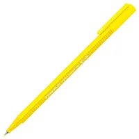 Ручка капиллярная STAEDTLER triplus broadliner 338, 0.8мм,трехгранная,цвет желтый, корпус полипропилен