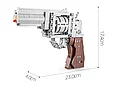 Конструктор C81011W CADA Револьвер, 475 деталей, фото 5