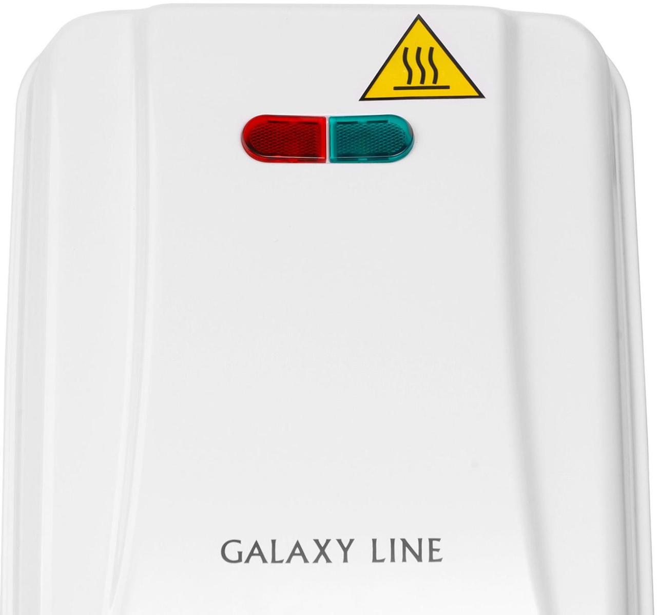 Вафельница Galaxy Line GL 2971 750Вт белый - фото 1 - id-p219077029