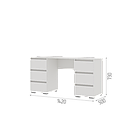 Стол письменный Хелен ПС-02 - Белый (Стендмебель), фото 2