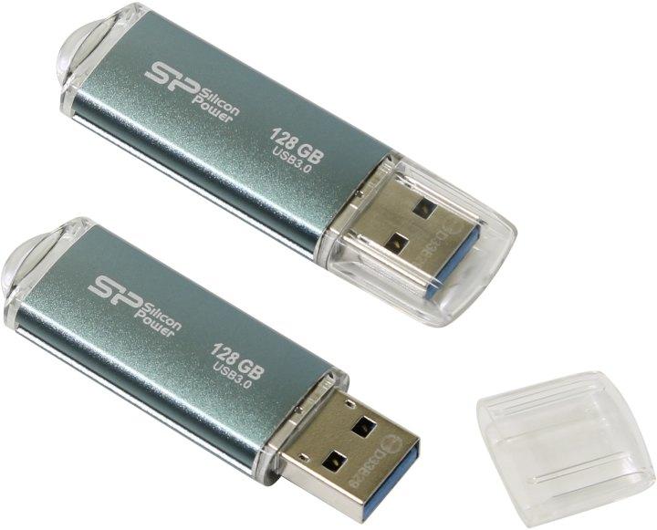 Накопитель Silicon Power Marvel M01 SP128GBUF3M01V1B USB3.0 Flash Drive 128Gb (RTL) - фото 1 - id-p204477516