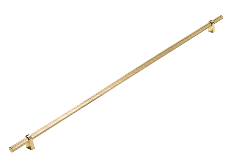 Ручка мебельная CEBI A1260 800 мм STRIPED (в полоску) цвет MP11 глянцевое золото