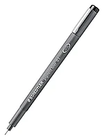 Ручка капиллярная STAEDTLER pigment liner 308, 0.1мм,цвет черный, корпус полипропилен
