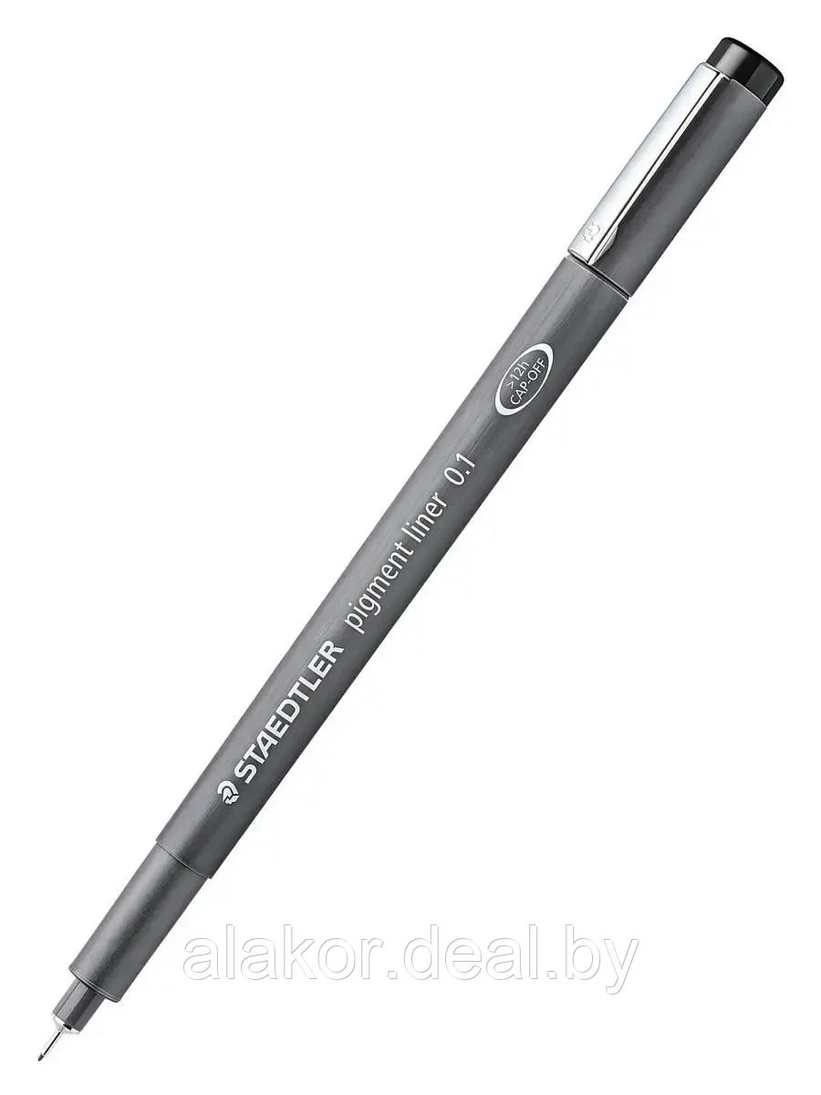 Ручка капиллярная STAEDTLER pigment liner 308, 0.1мм,цвет черный, корпус полипропилен - фото 1 - id-p219129165