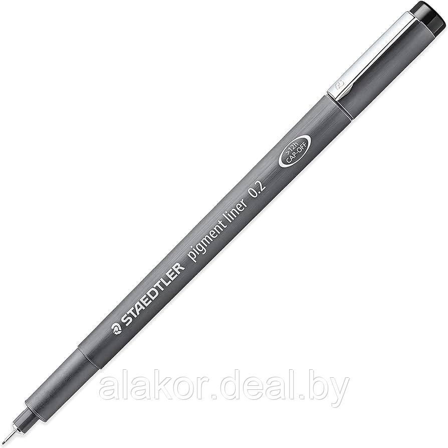 Ручка капиллярная STAEDTLER pigment liner 308, 0.2мм,цвет черный, корпус полипропилен - фото 1 - id-p219130203
