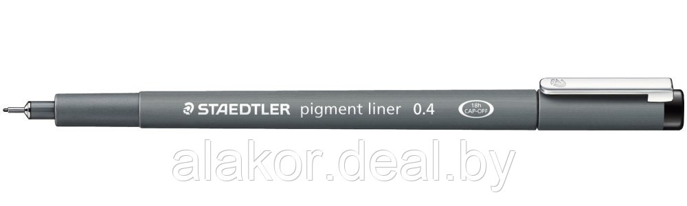 Ручка капиллярная STAEDTLER pigment liner 308, 0.4мм,цвет черный, корпус полипропилен - фото 1 - id-p219138564