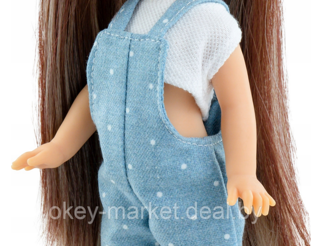 Кукла Paola Reina Ноэлия в футболке и синем комбинезоне, 21 см - фото 9 - id-p219138562