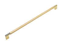 Ручка мебельная CEBI A1243 480 мм DIAMOND (алмаз) цвет MP11 глянцевое золото