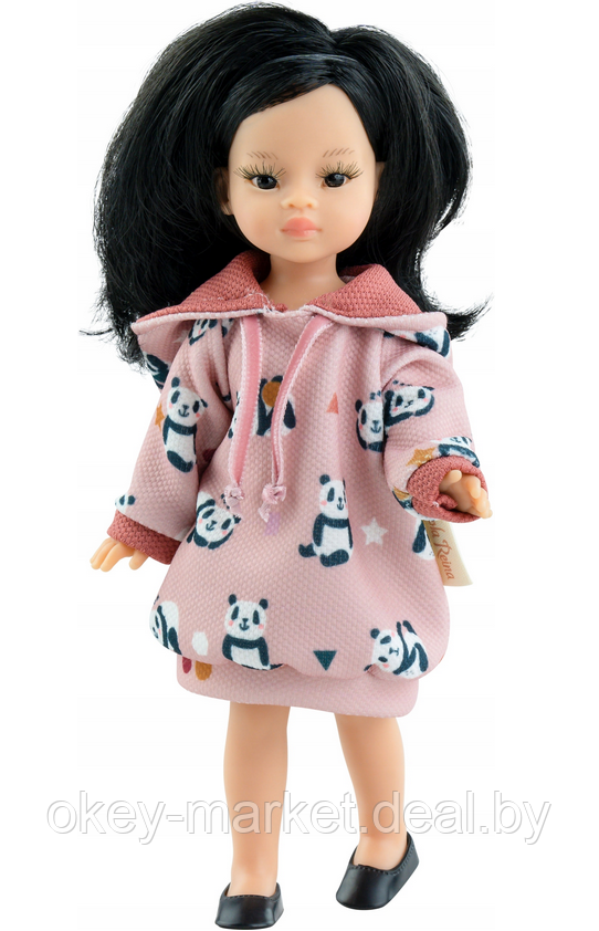Кукла Paola Reina Мария Хосе в платье с пандами, 21 см - фото 2 - id-p219139664