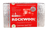 Теплоизоляция Сауна Баттс 50/600/1000 (40 плотн./4,8 м2) ROCKWOOL