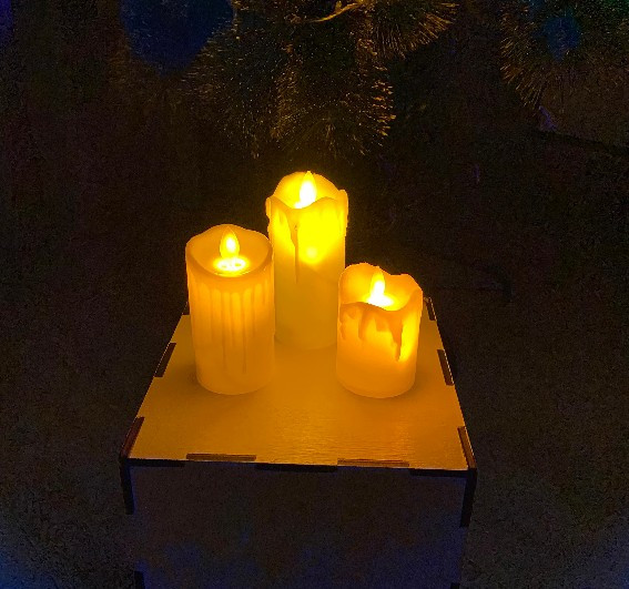 Светодиодные свечи с эффектом "Живого пламени" (Набор 3 шт) - фото 3 - id-p194328372